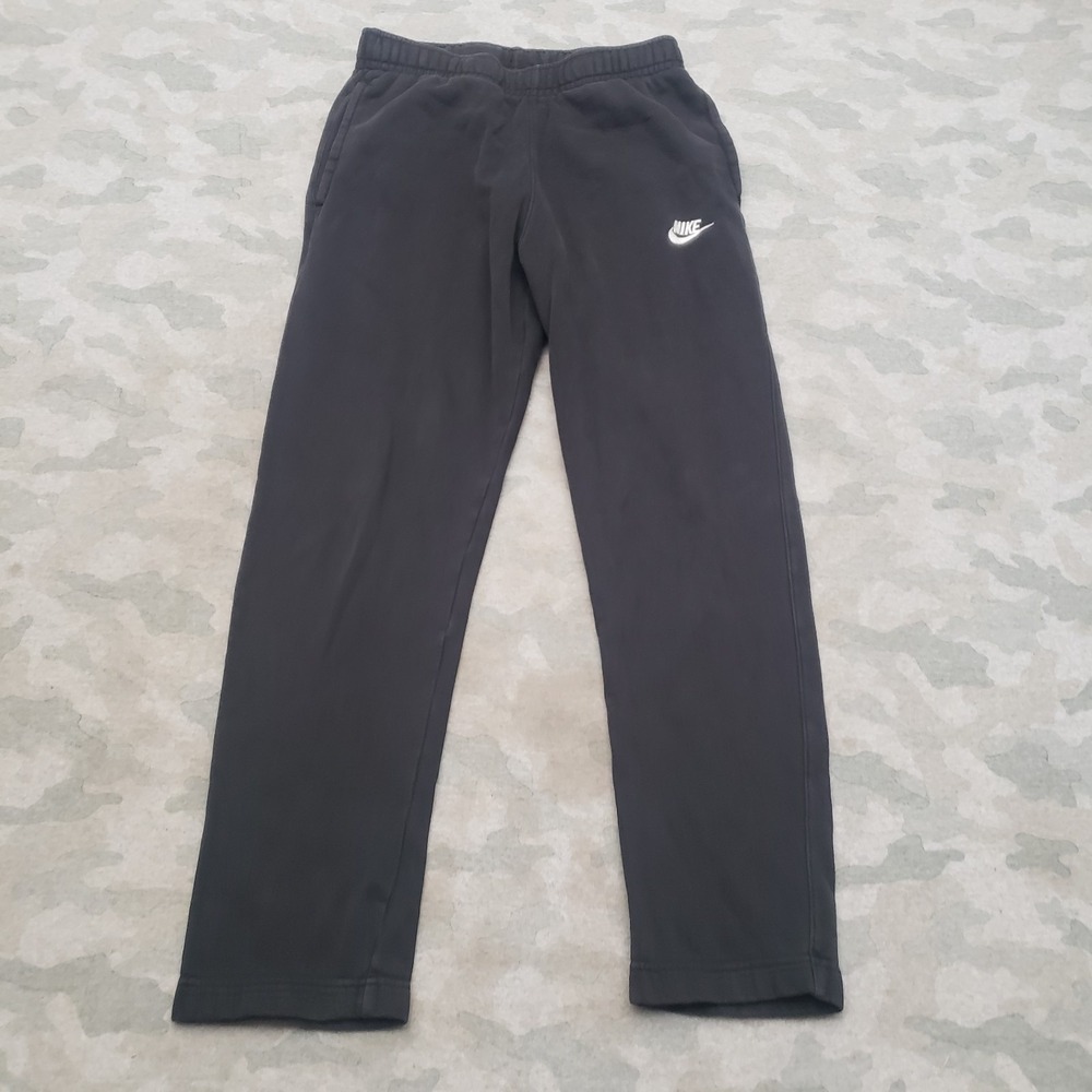 Nike Black Sweatpants with White Swoosh